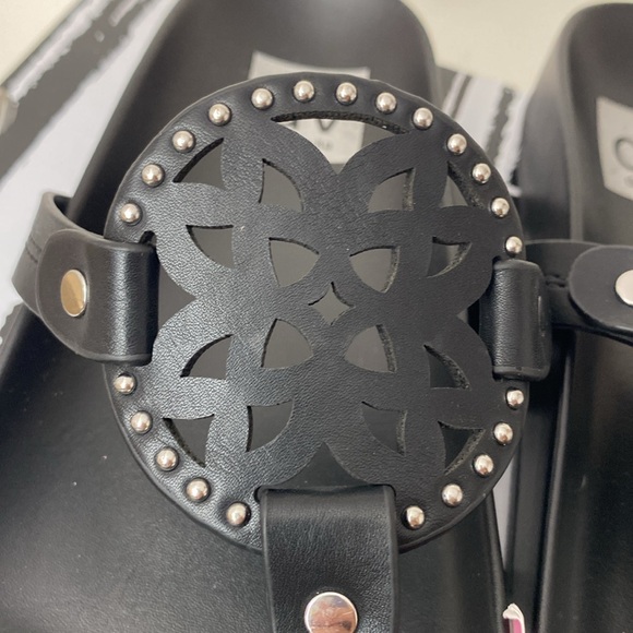 Dolce Vita footbed sandal Pandora size 6 black sandals NEW in box - Picture 6 of 13